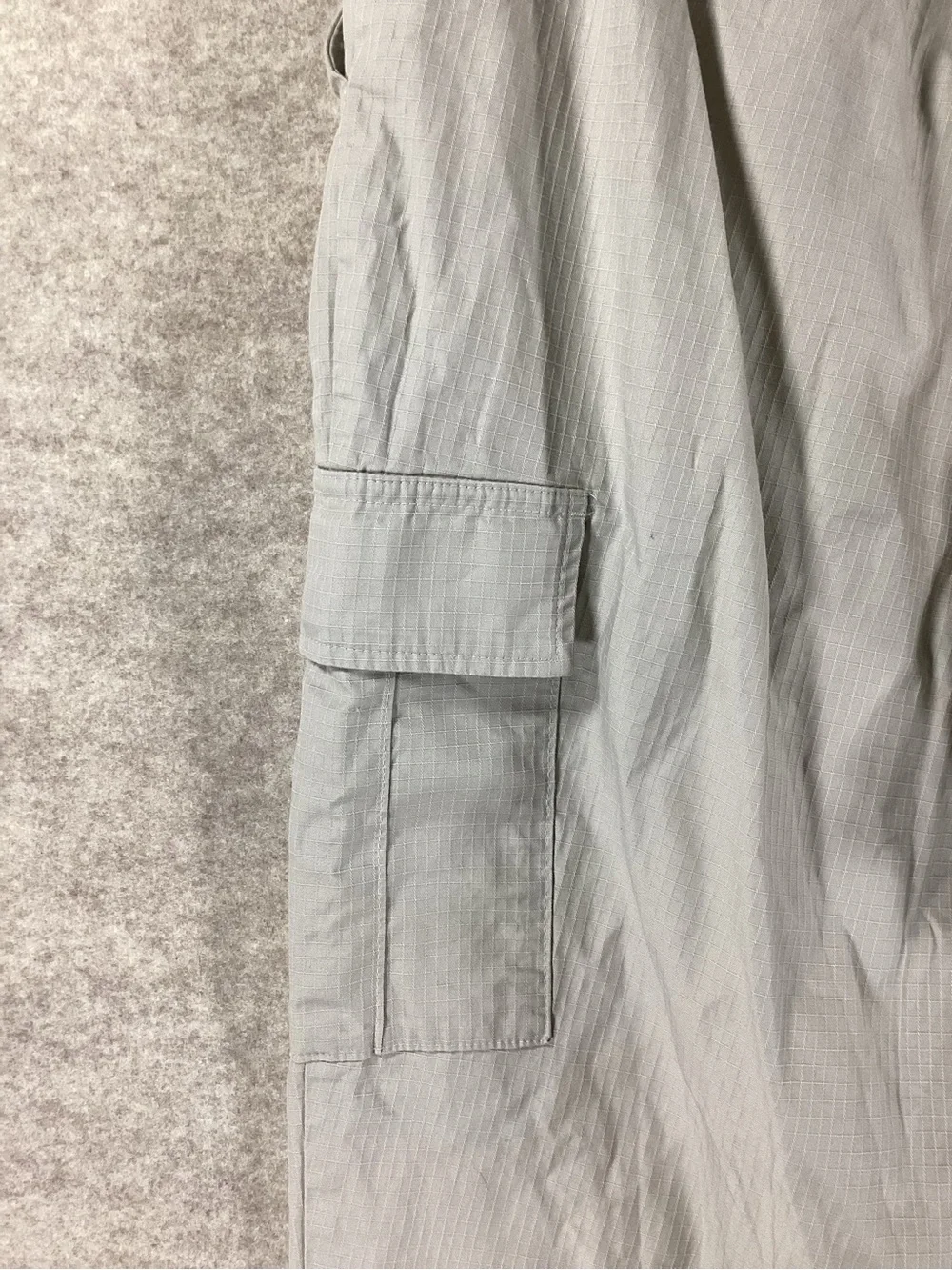 adidas Men’s Light Gray Trefoil Stone Khaki Pants